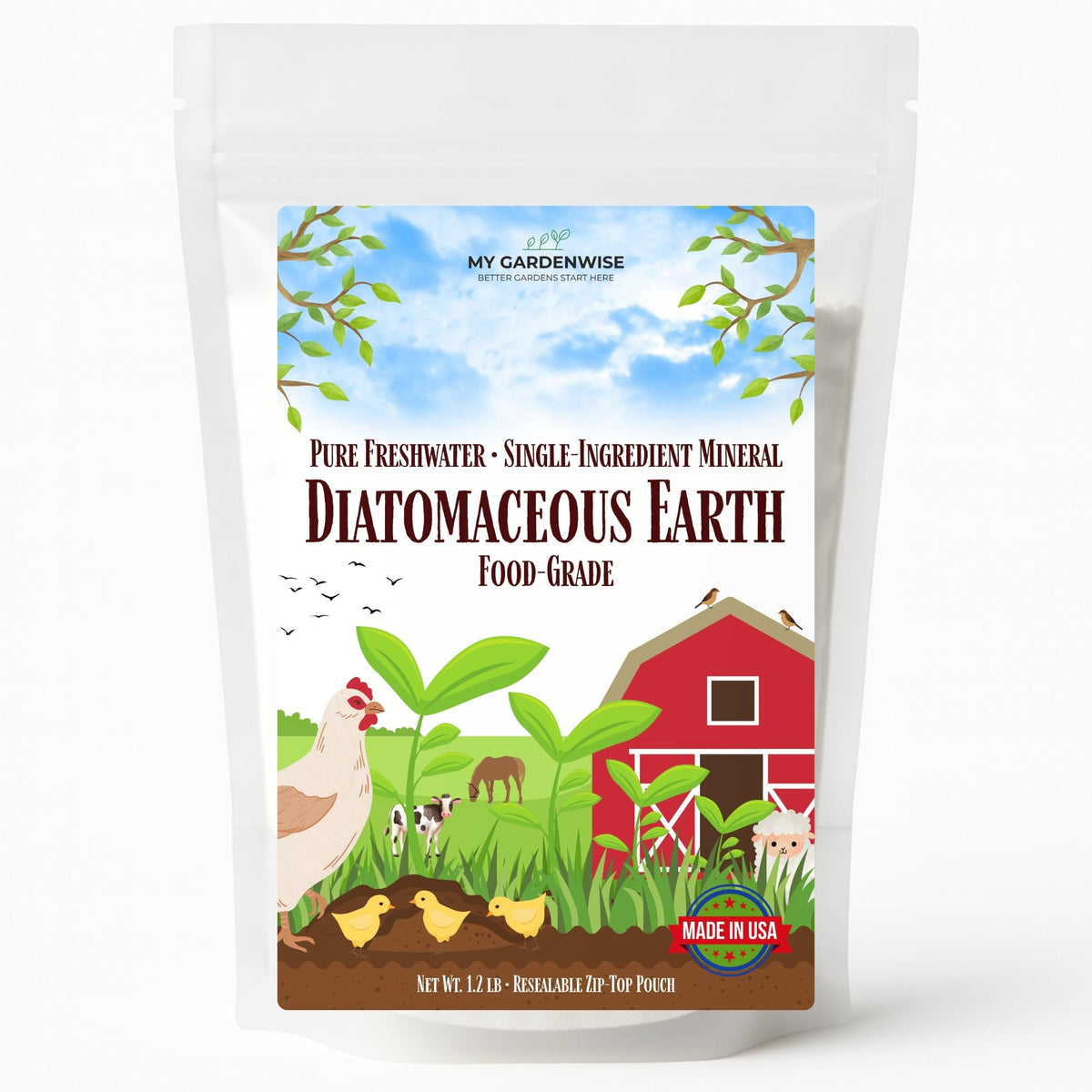 Food Grade Diatomaceous Earth Powder 1.2 lb Z29279
