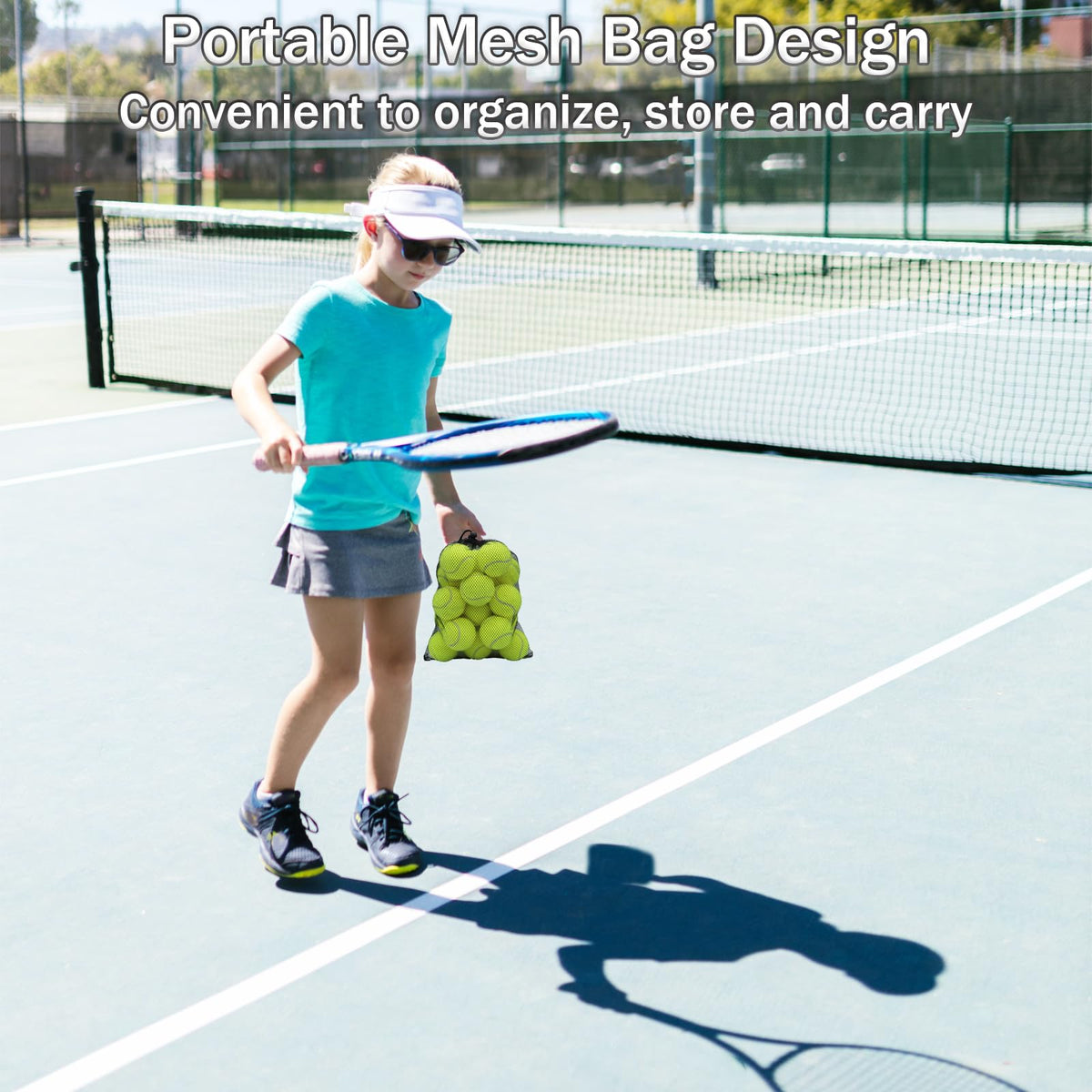 6 Pack Tennis Ball with Mesh Bag I81768