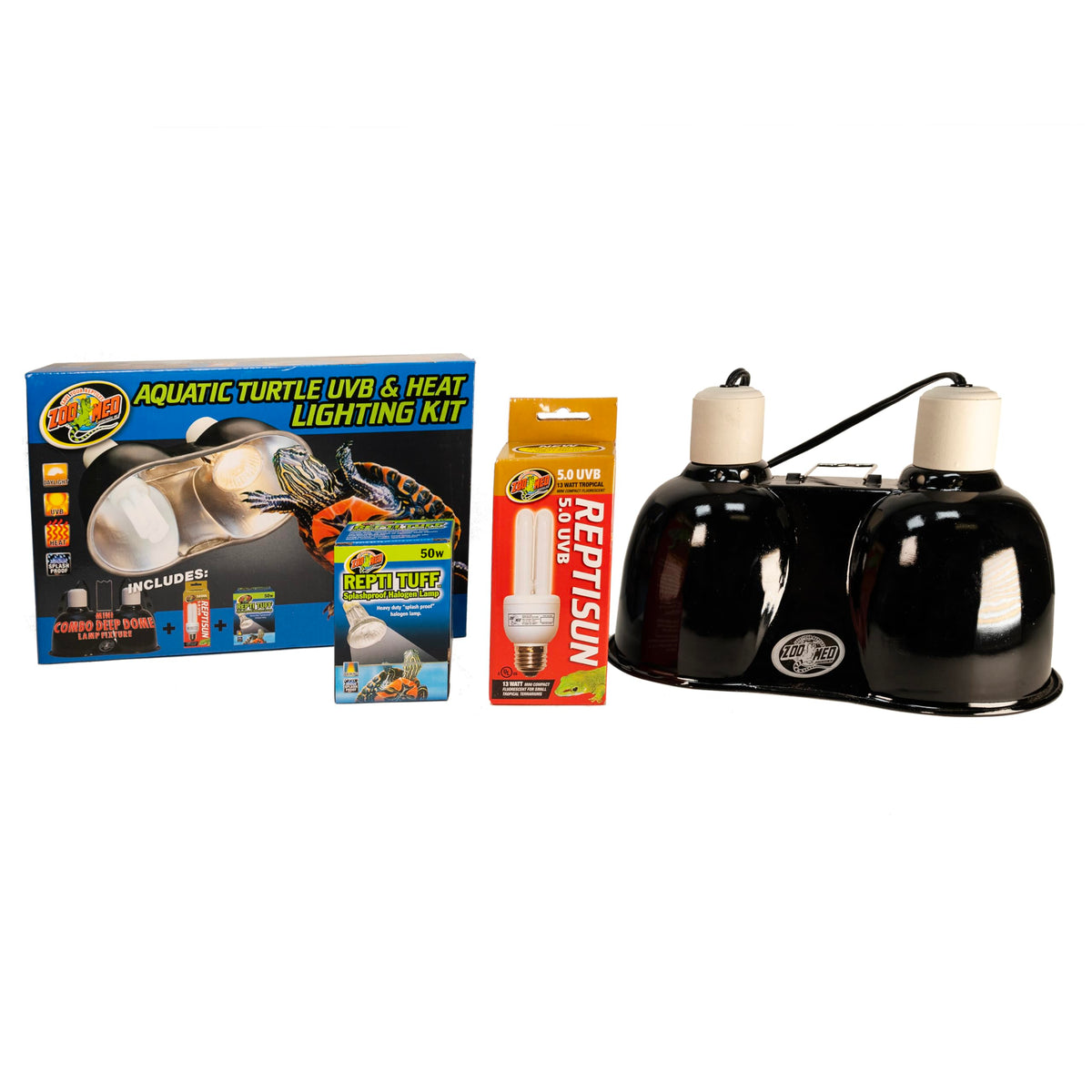 Aquatic Turtle Heat UVB Light Kit M4433