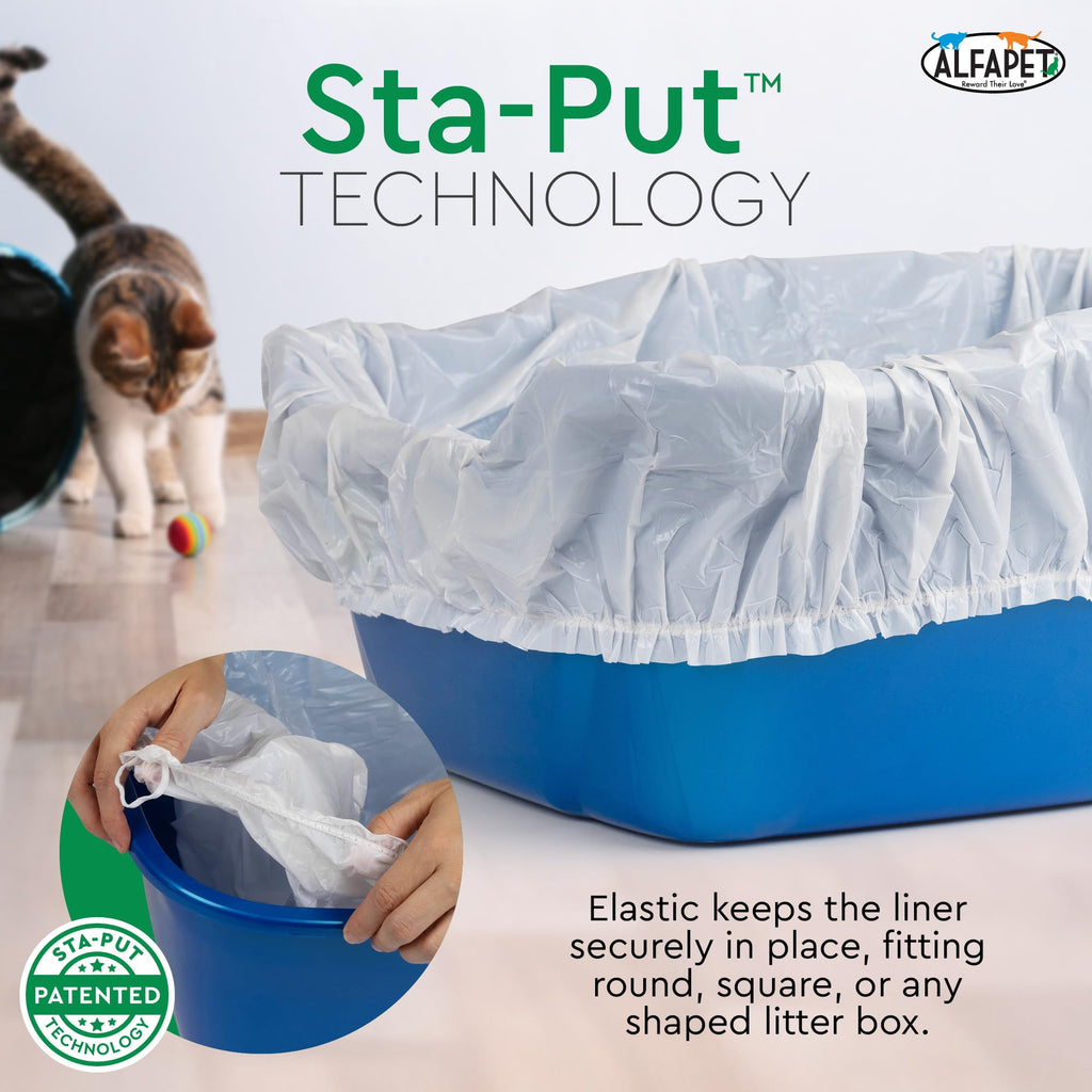 Super Jumbo 15Count Tear-Resistant Waterproof Cat Litter Box Liners S1593