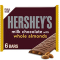 Milk Chocolate with Whole Almonds Candy Bars 1.45 oz 6 Count P349