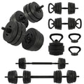 Adjustable Dumbbell Set 60 Lbs Black Q88042