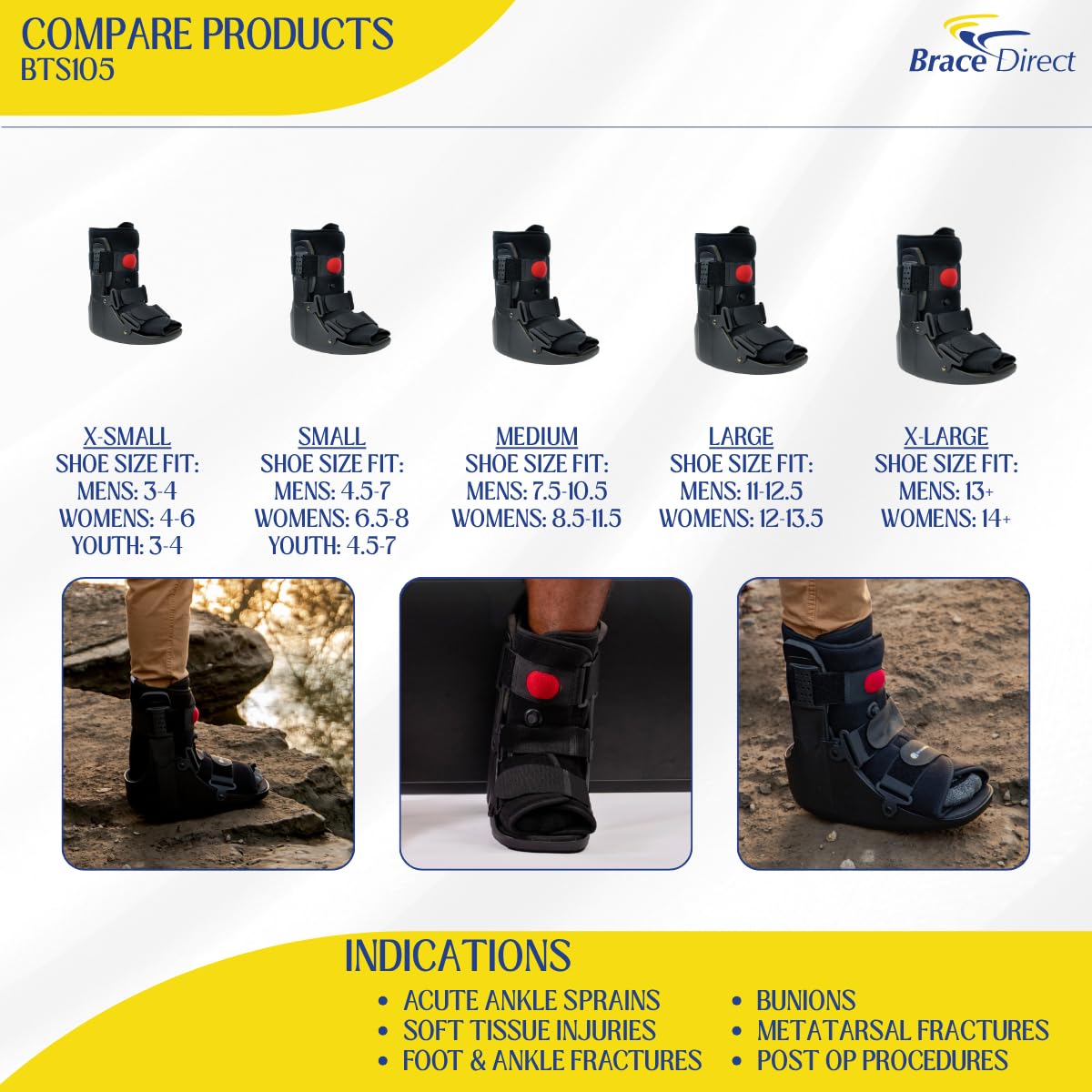 Short Air CAM Walking Boot G37902