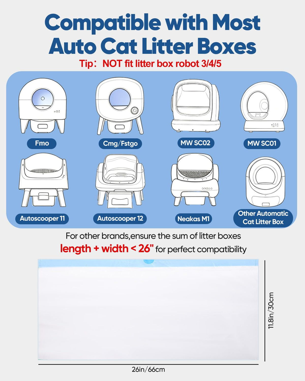 150 Count Drawstring Cat Litter Bags X4422