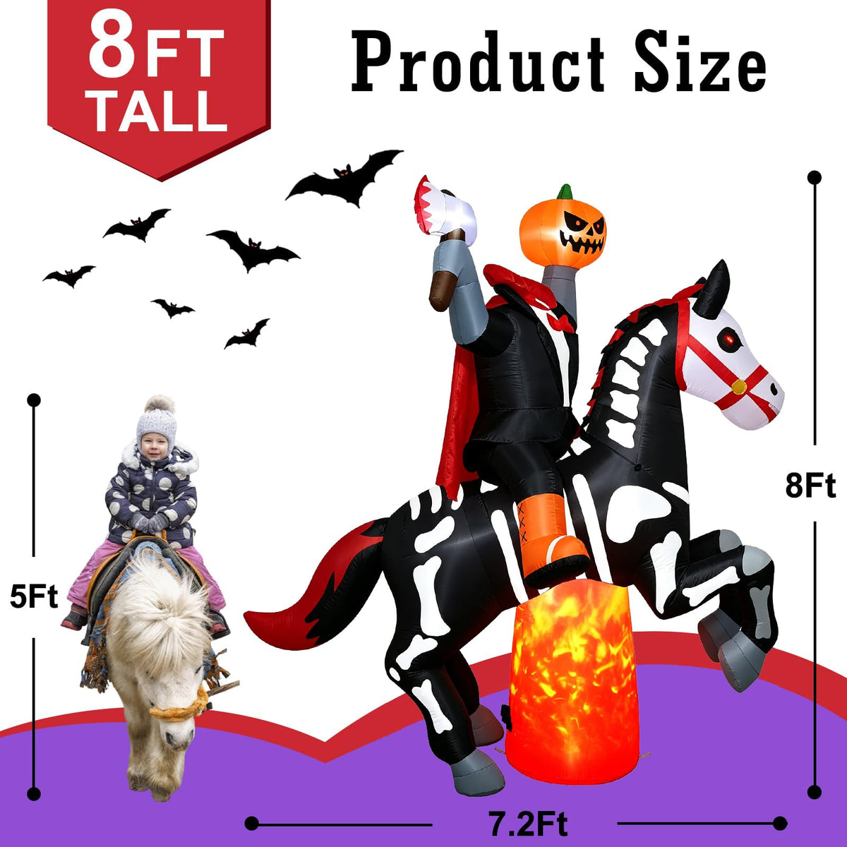 8Ft Inflatable Outdoor Yard Decoration O25095