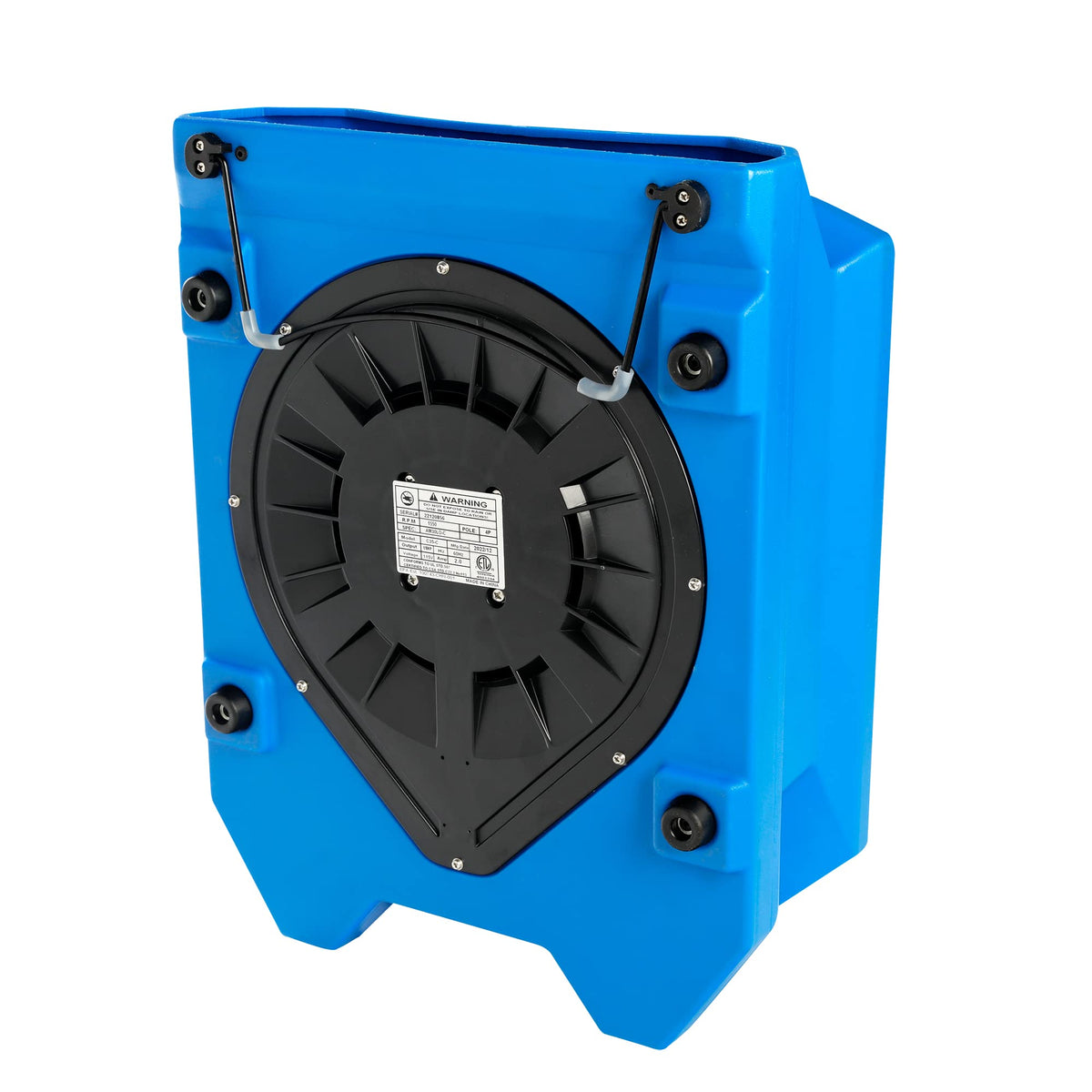 1/4 HP 1200 CFM Low Profile Air Mover, 2-Speed Carpet Dryer Floor Fan with Dual GFCI Outlets Z7926