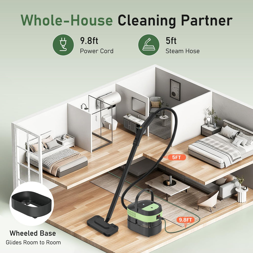 2500W Steam Mop Cleaner with 37 Accessories P4643