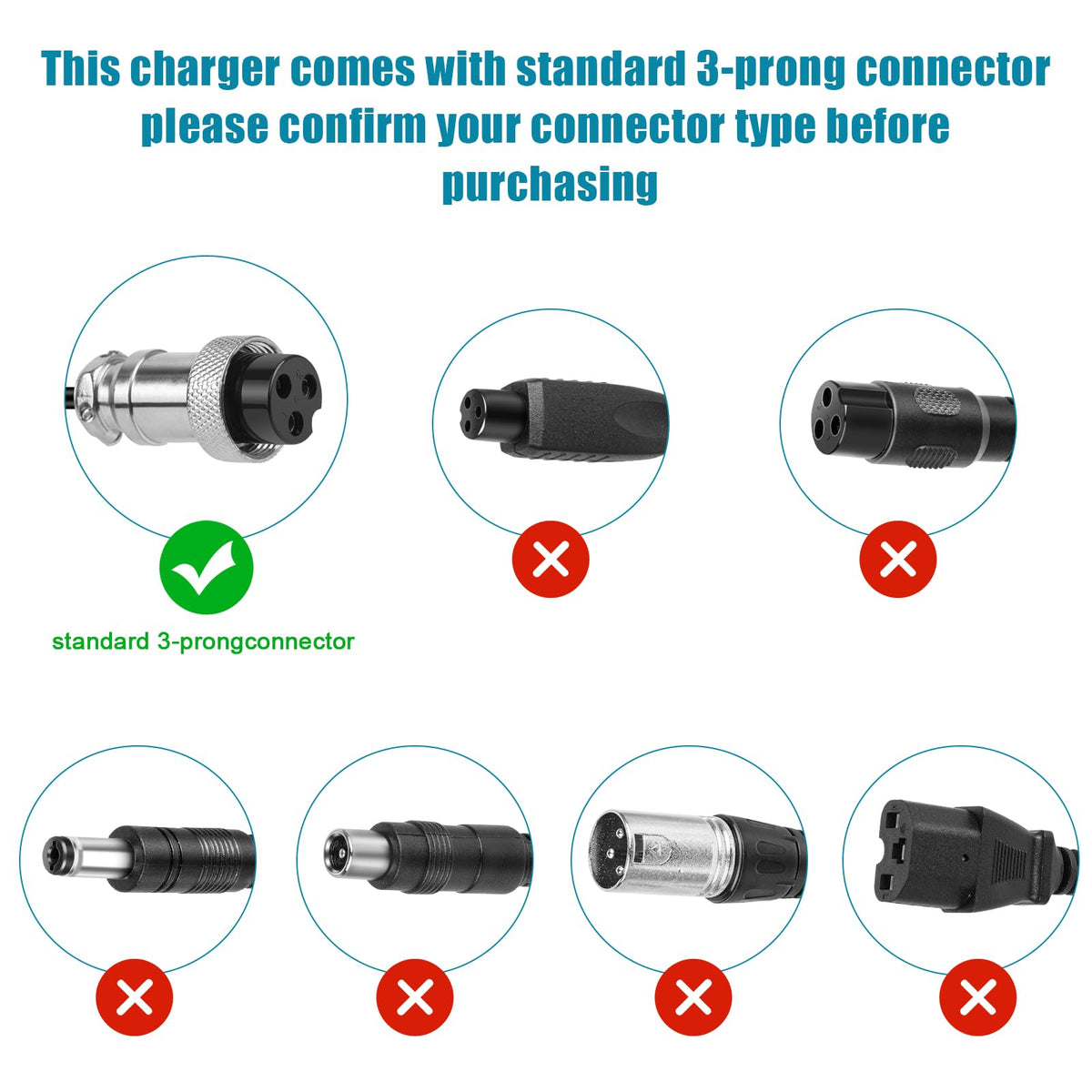 24V 2A Electric Bike Scooter Battery Charger C488