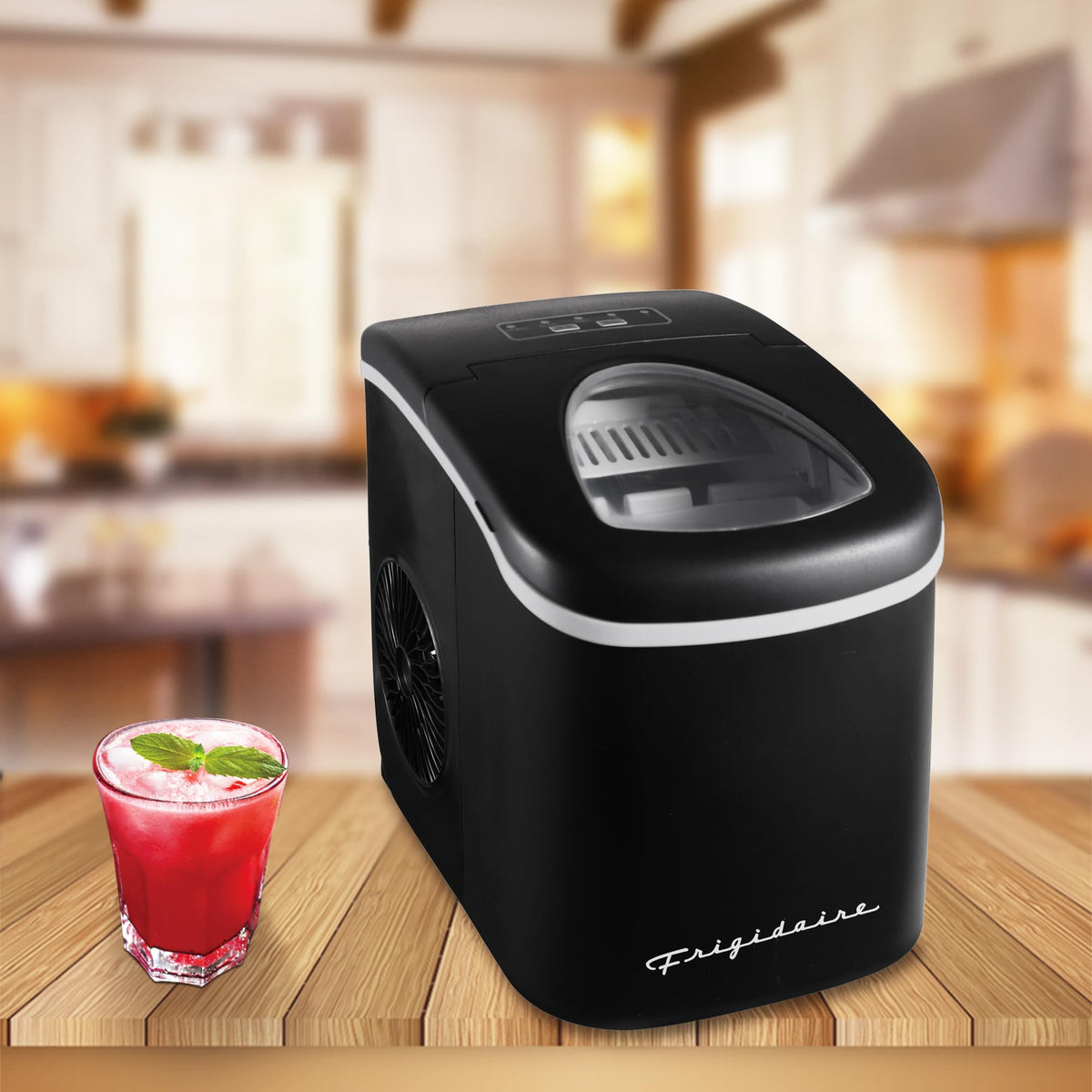 Compact Countertop Ice Maker 26 lb per Day Black H963