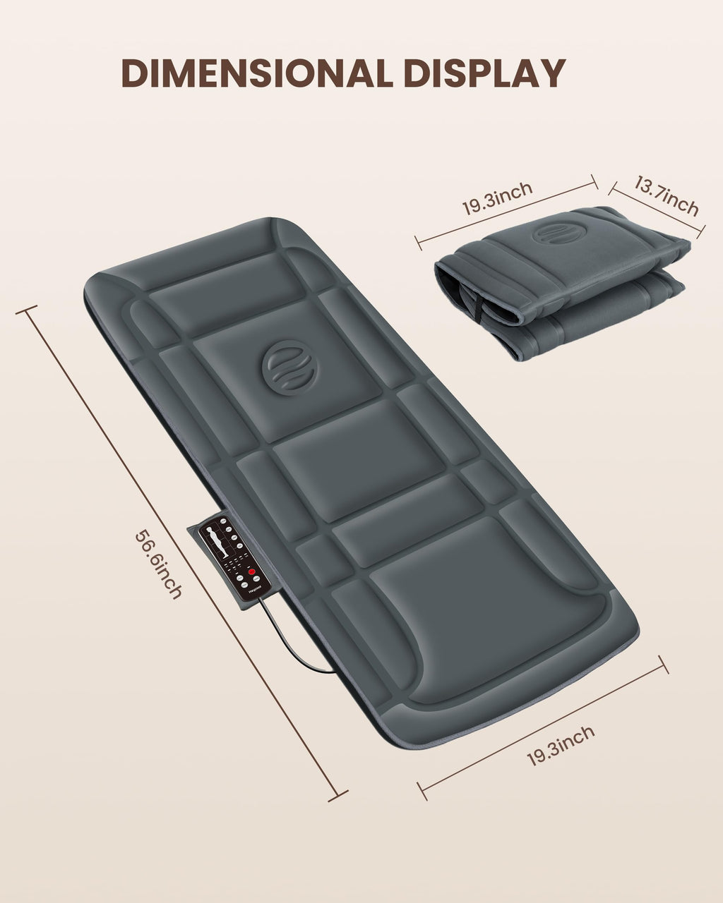 Full Body Massage Mat with Heat Y482