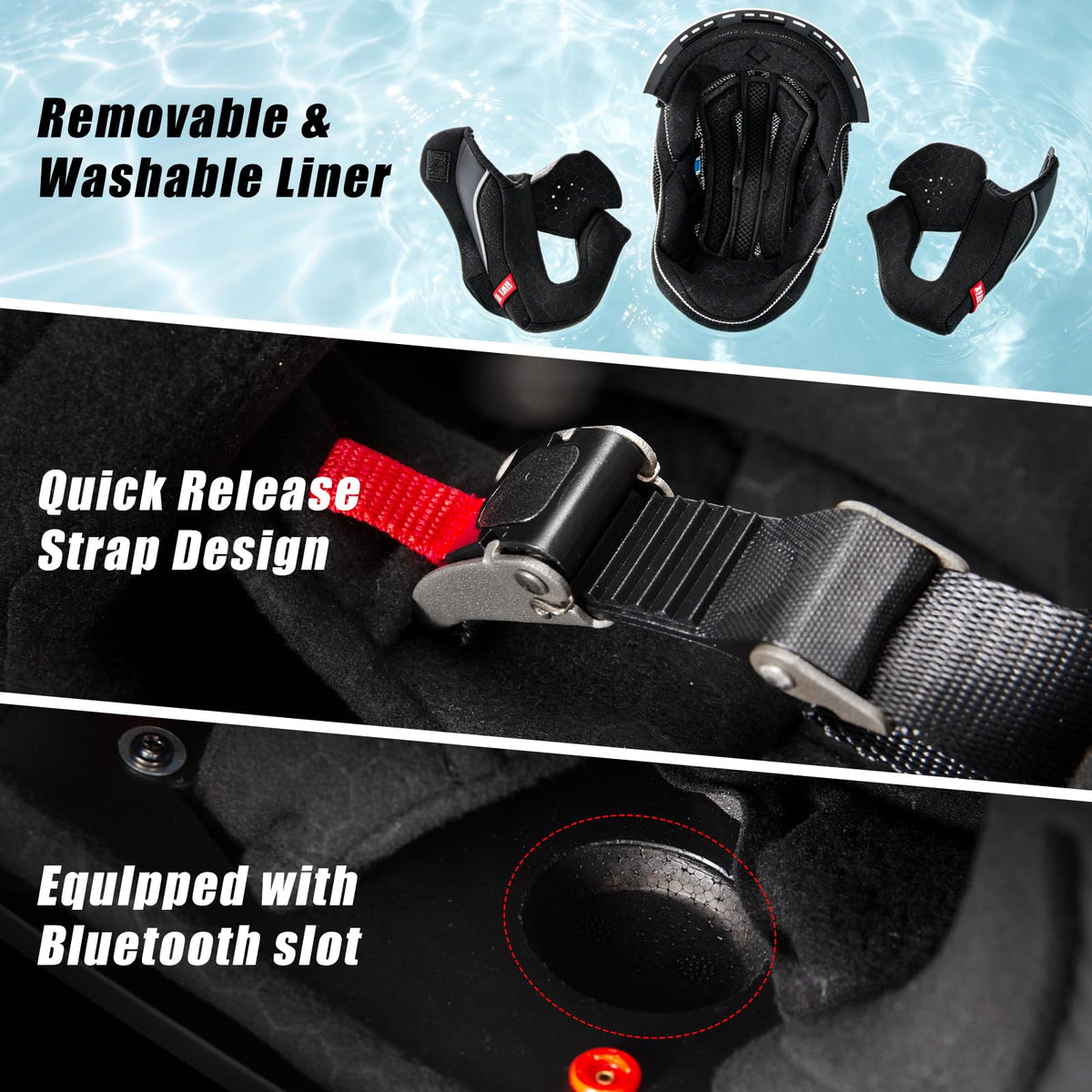 Modular Motorcycle Helmet Dual Visor Flip Up Full Face Matte Black XXL R42039