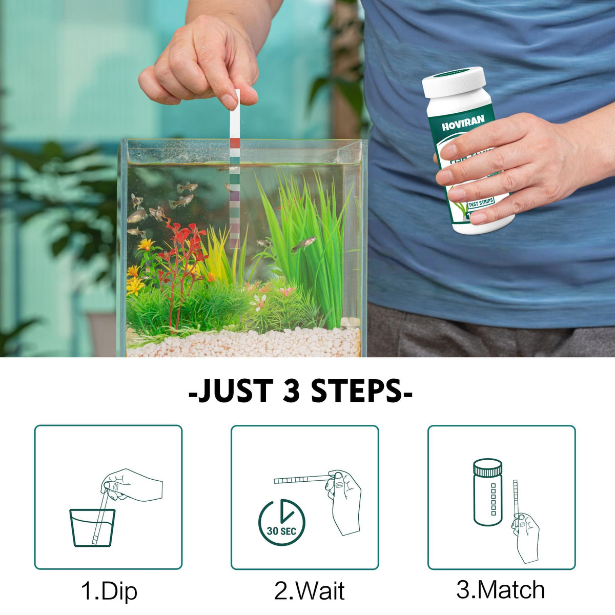 Aquarium Test Strips 125 Strips N5982