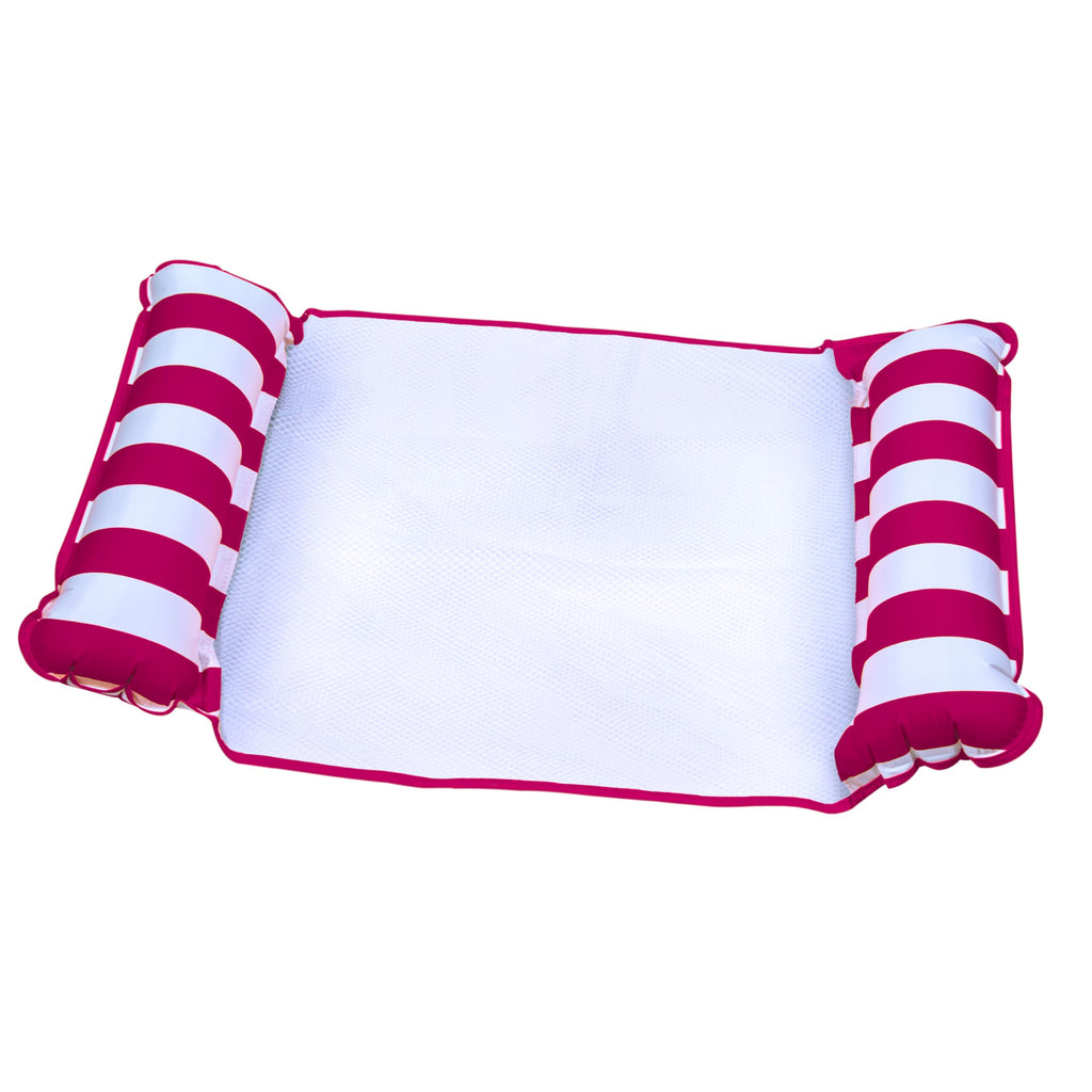 Light Blue, Navy & Burgundy/White Stripe 3-Pack Pool Float I6317