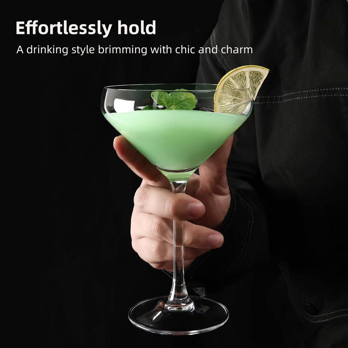 12Oz Martini Glasses Set of 6 O334