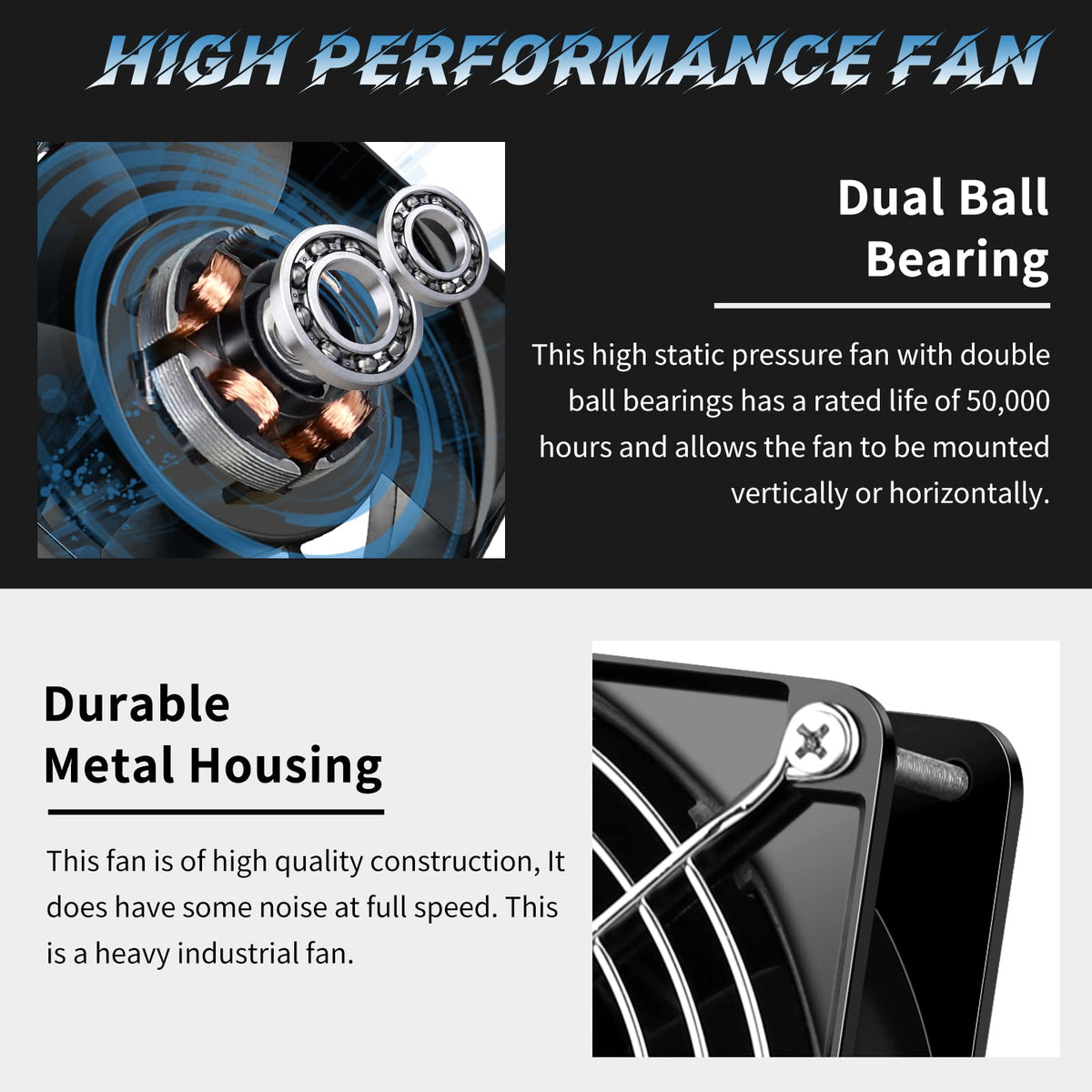 110V 120mm AC Axial Cooling Fan H6640