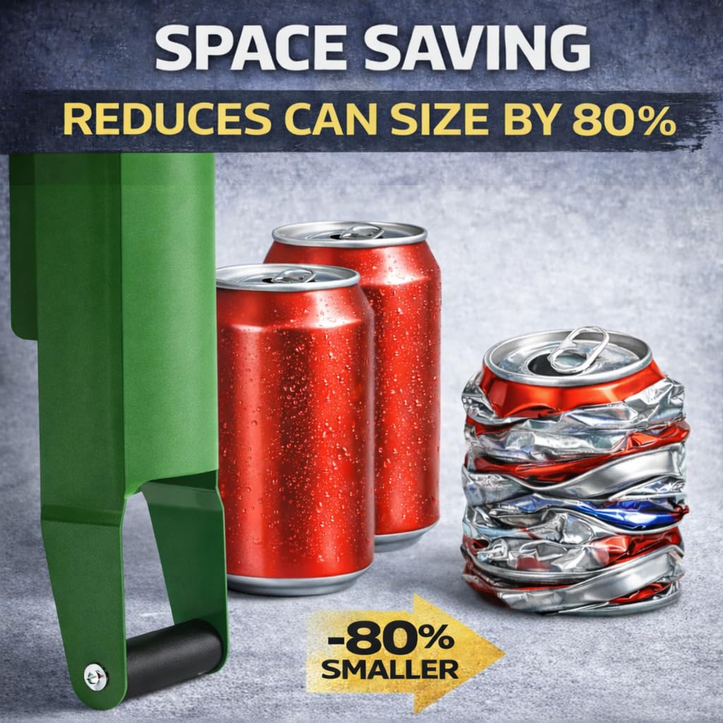Heavy Duty 8oz 12 oz 16oz Aluminum Can Crusher E77736