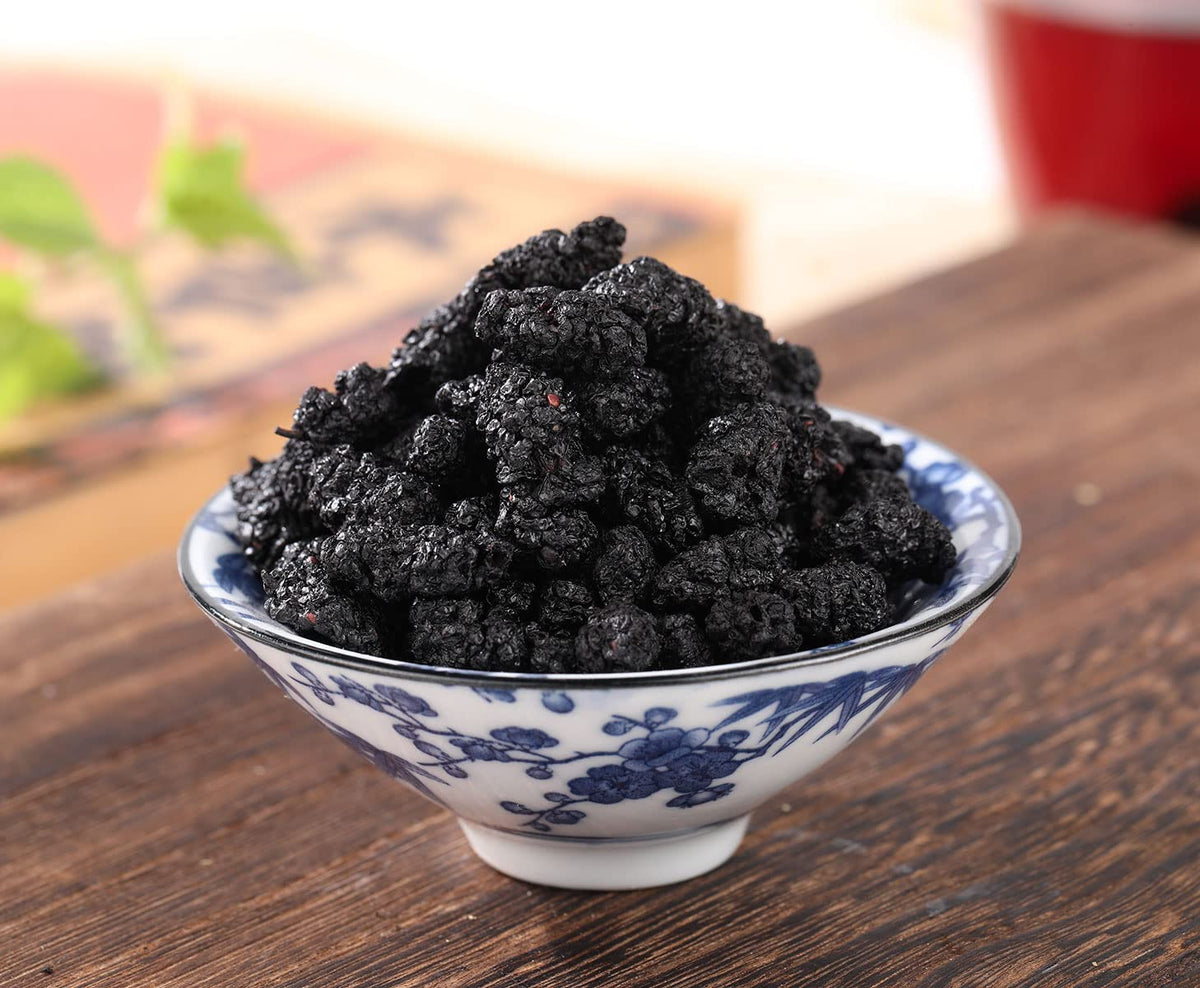 Dried Black Mulberries 9 Oz U377693