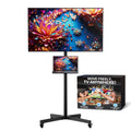 Rolling TV Stand for 14-55 Inch TV, Mobile TV Cart on Wheels, Max VESA 400x400mm, Holds 66 lbs P5756