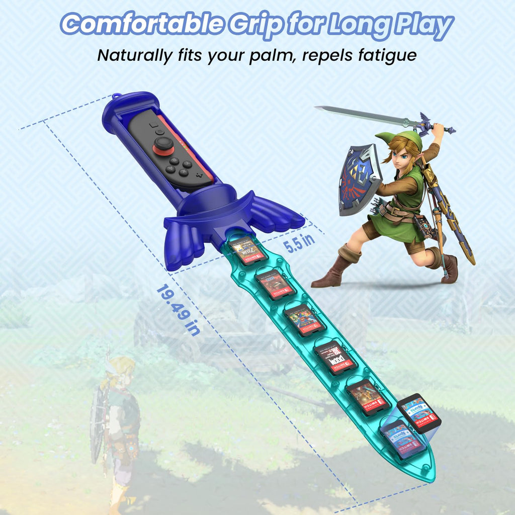 Switch Grip with 12 Game Card Holder X6130