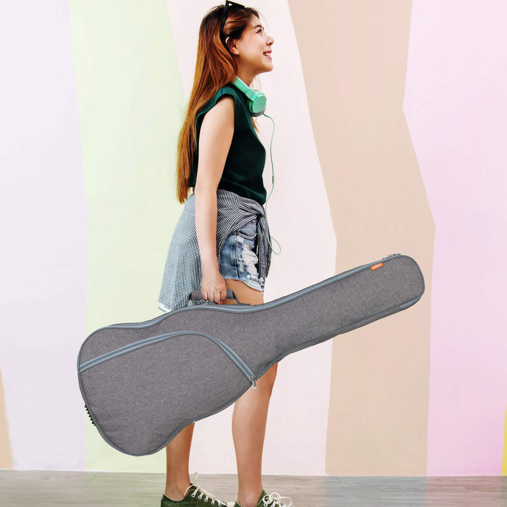 Waterproof Hardshell Acoustic Guitar Case with 3 Pockets P53060