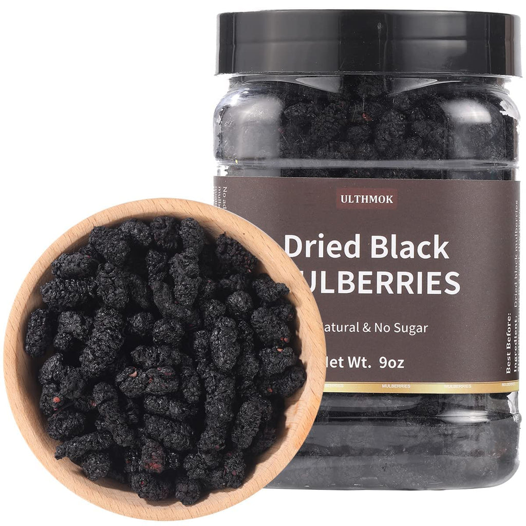 Dried Black Mulberries 9 Oz U377693