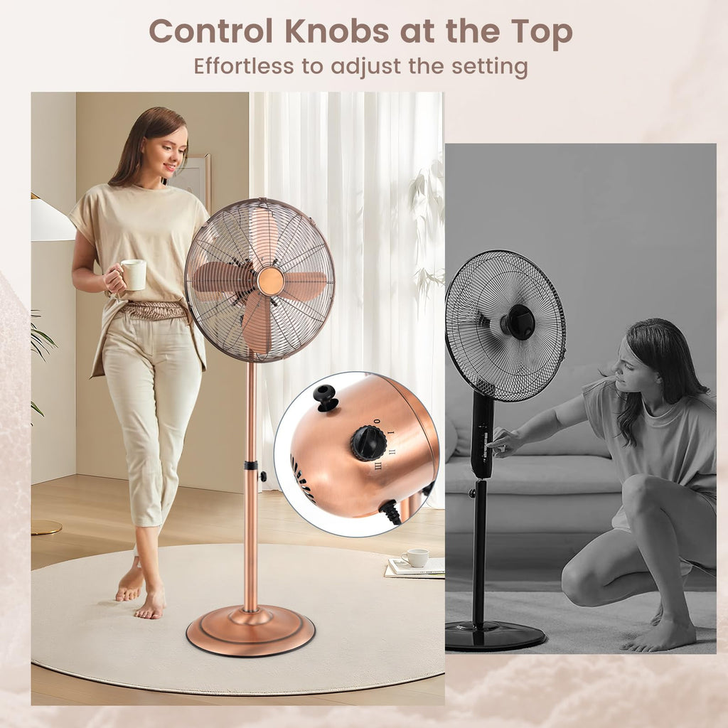 16" Metal Pedestal Fan V463