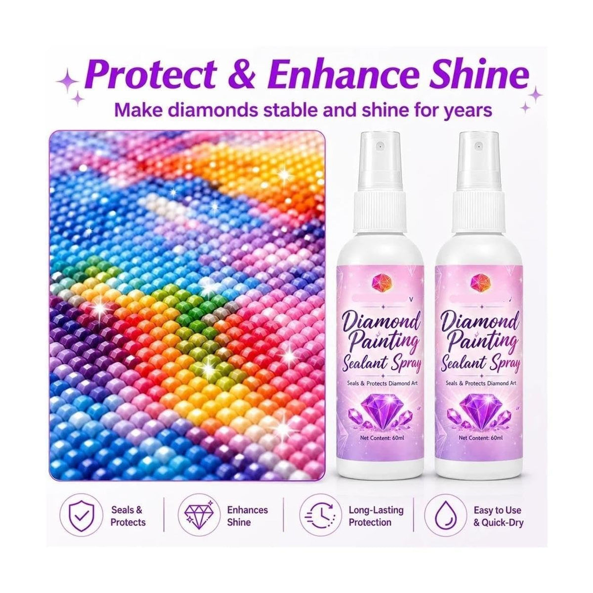 Diamond Painting Sealant Spray 4 Pack L6067