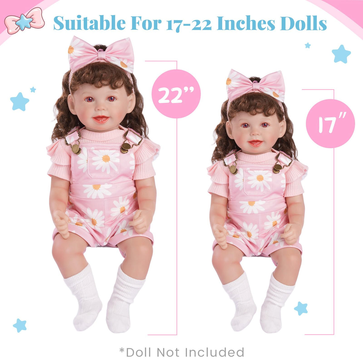 4 Pcs Baby Doll Clothes Set Z230