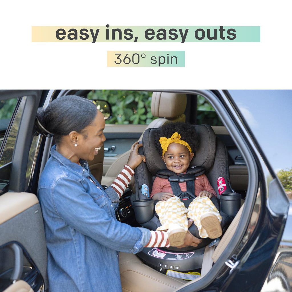 2-in-1 Rotating Convertible Car Seat Q3869