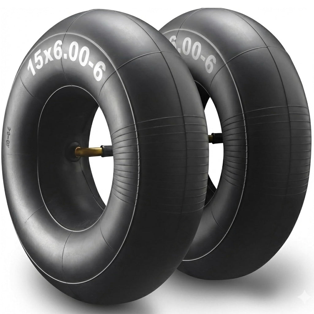 15x6.00-6" Inner Tubes, 2 Pack with TR-13 Straight Valve Stem T97557