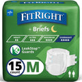 Adult Incontinence Briefs with Tabs, Medium, 15 Count H300