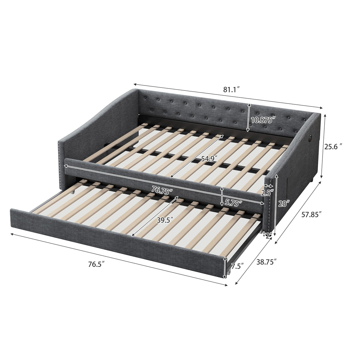 Full Size Daybed with Trundle F304762