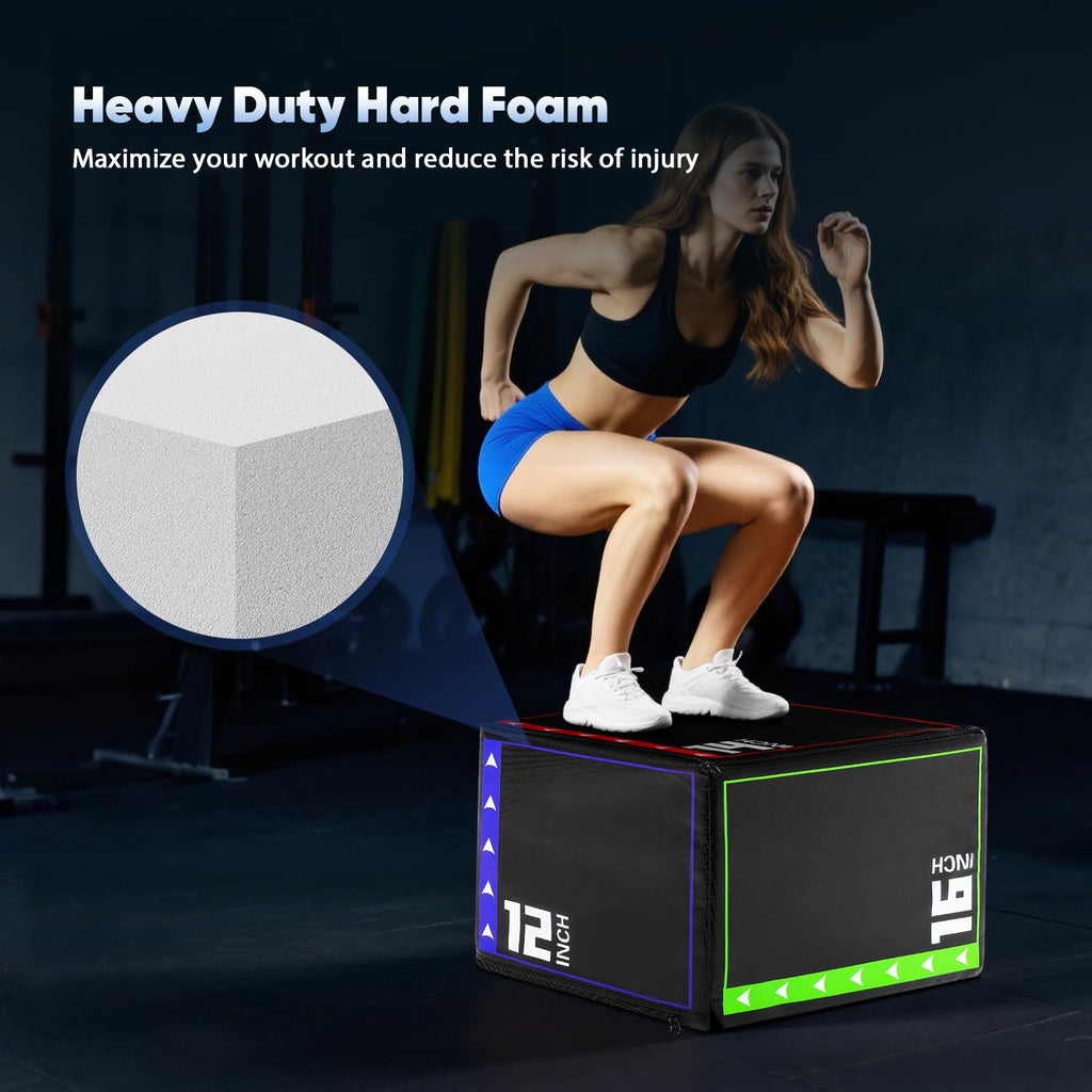 3 in 1 Foam Plyometric Jump Box Q921809