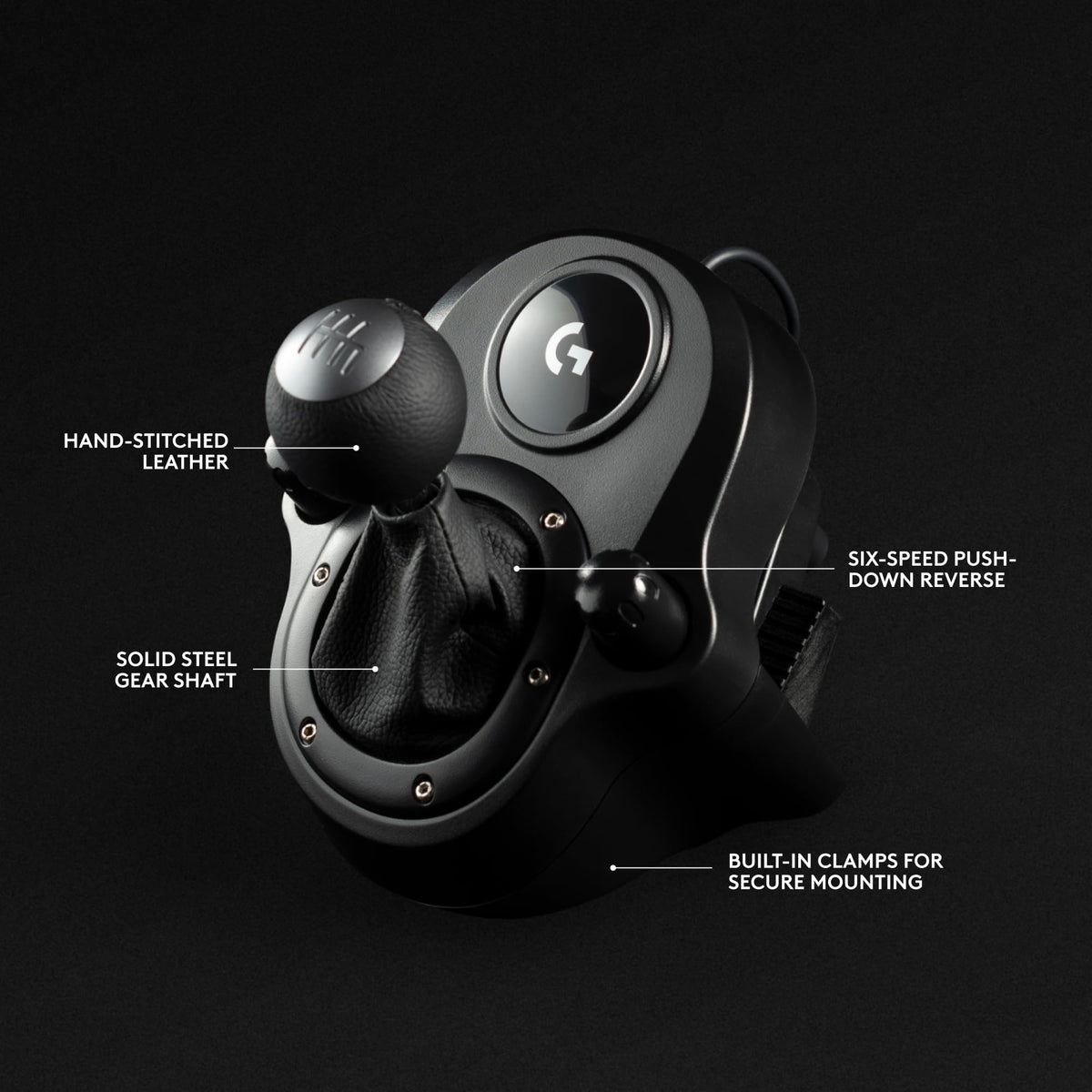 Racing Wheel and Pedals with Shifter - Black U341207