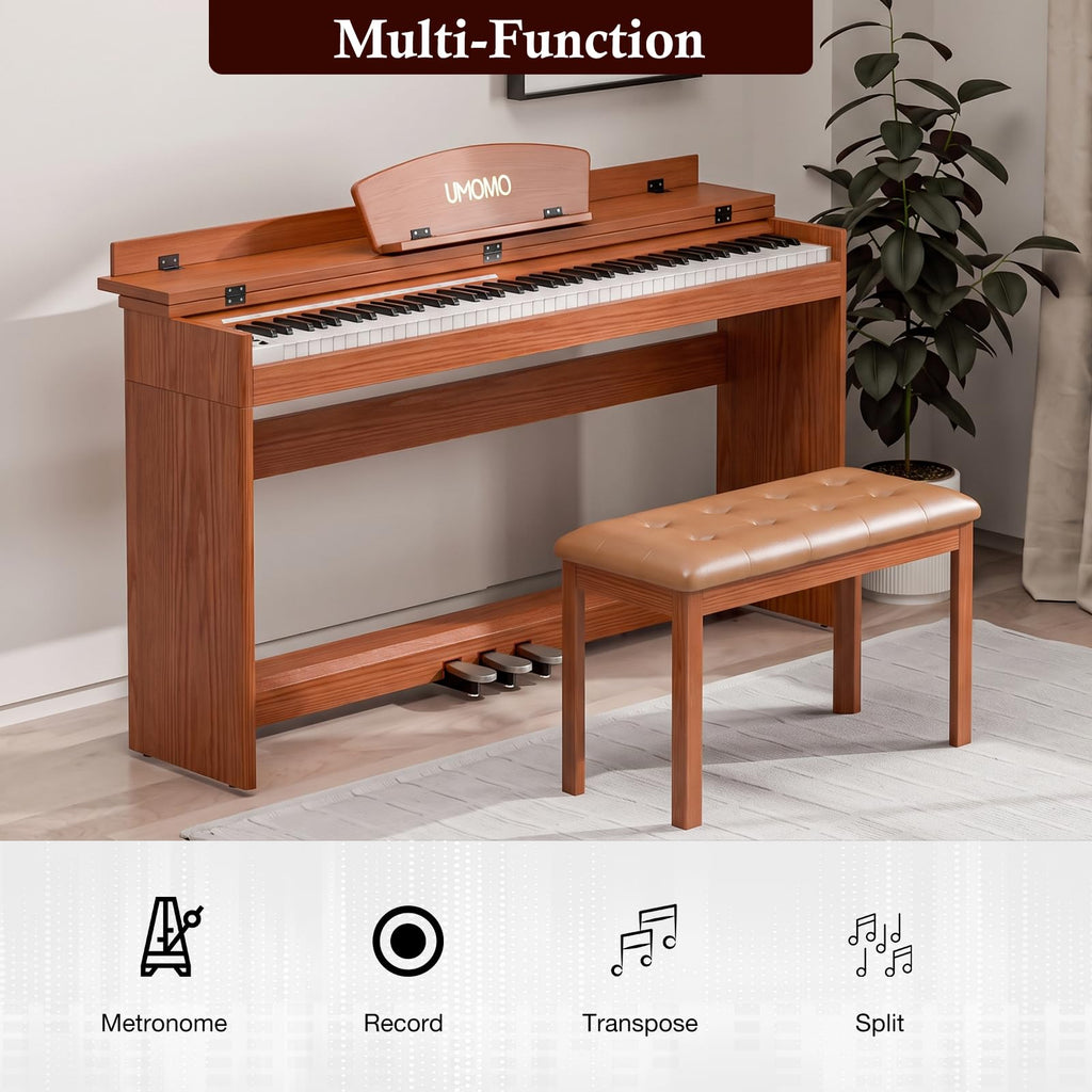 88 Weighted Keys Upright Digital Piano with Bench O959