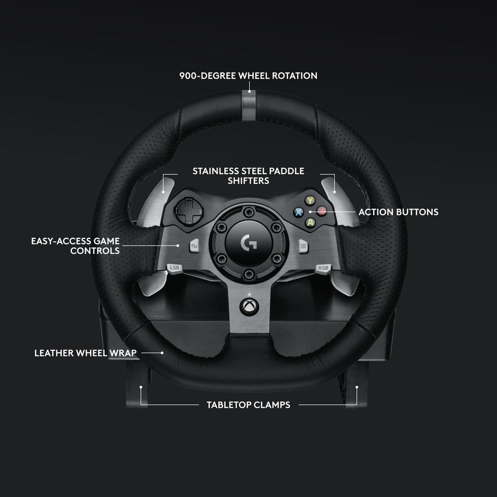 Racing Wheel and Pedals with Shifter - Black U341207