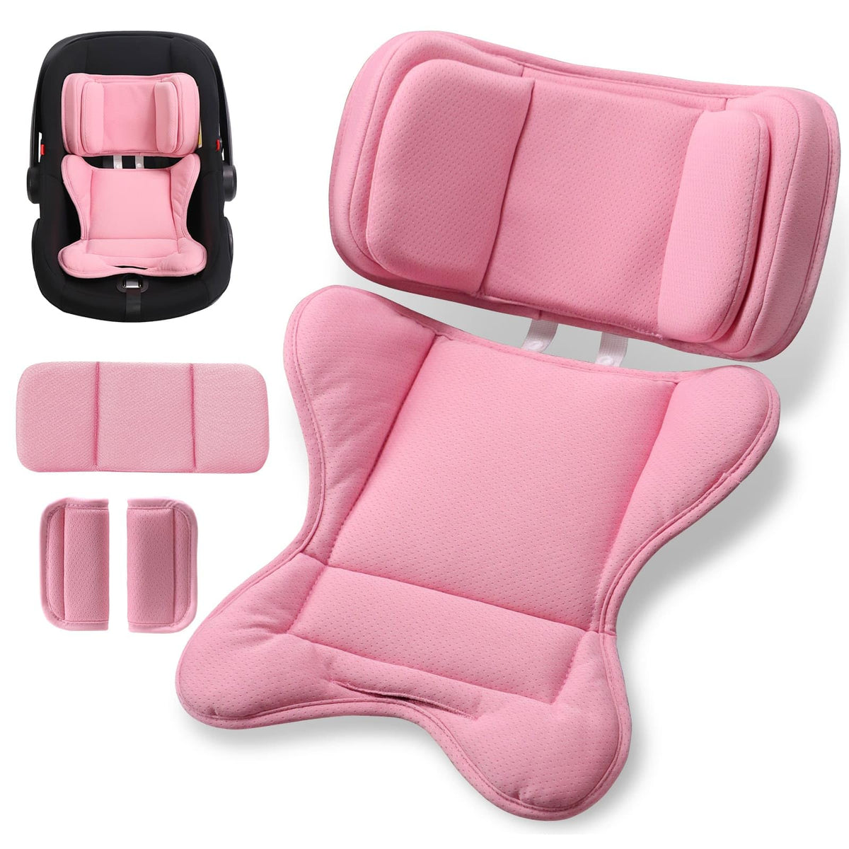 Pink Infant Car Seat Insert H6680