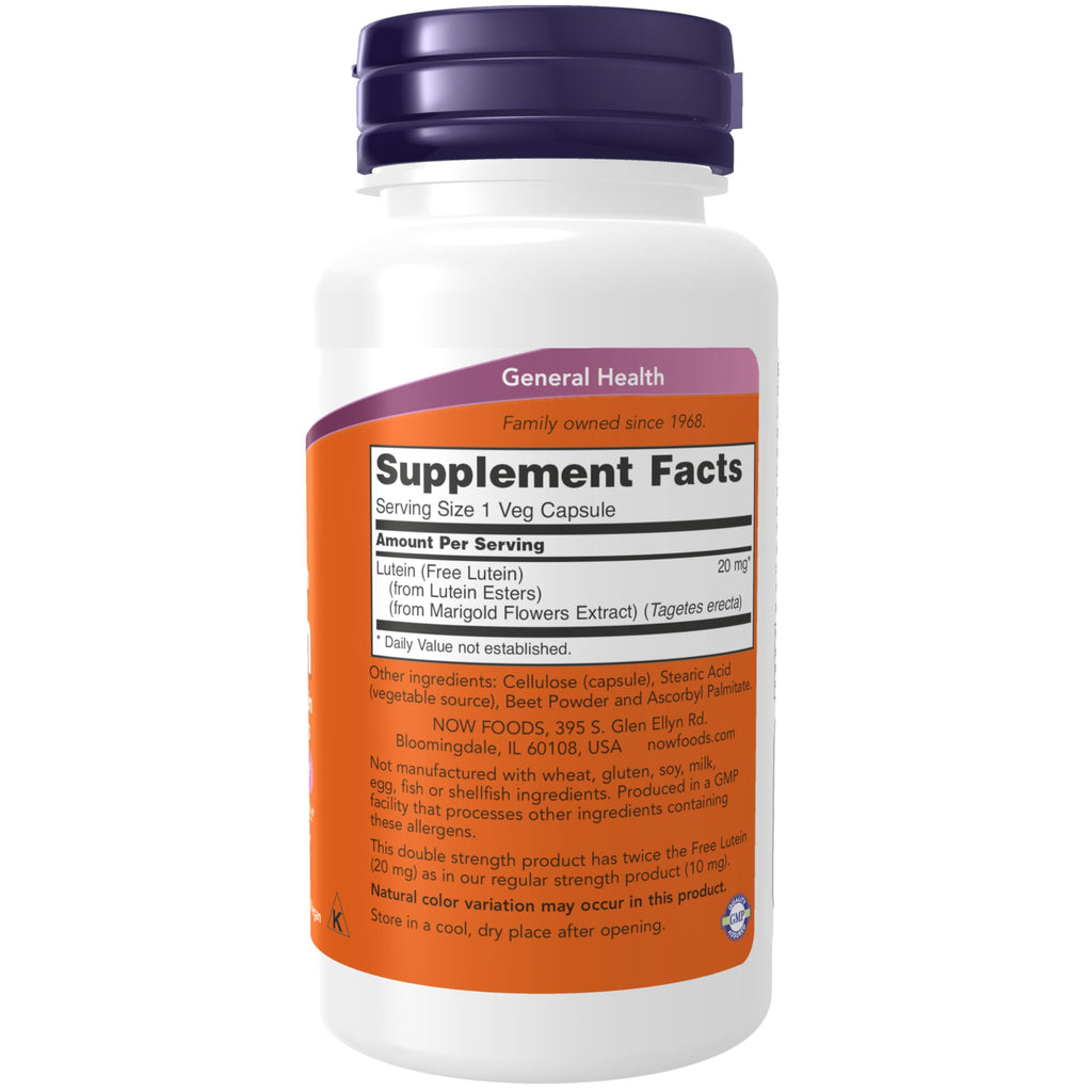 Lutein 20 mg 90 Veg Caps J778