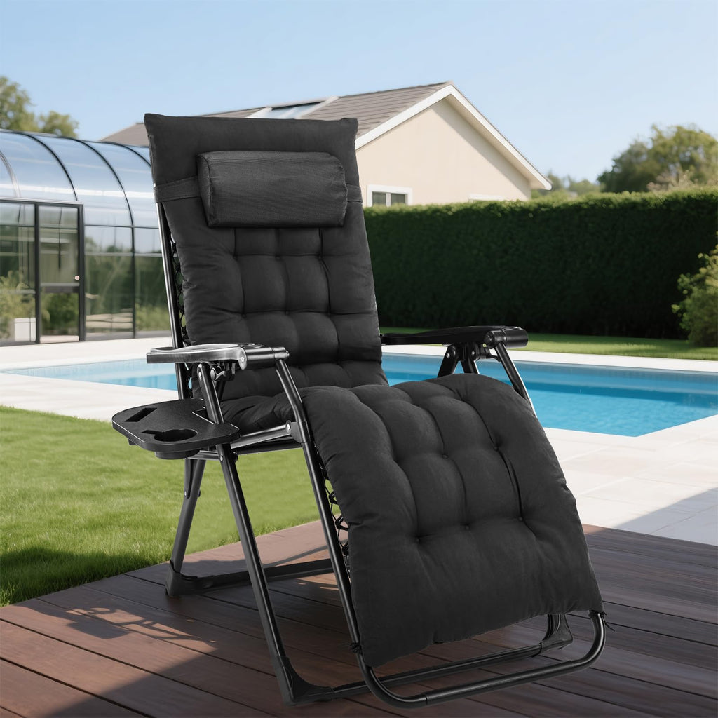 Zero Gravity Chair with Cup Holder Tray T384710