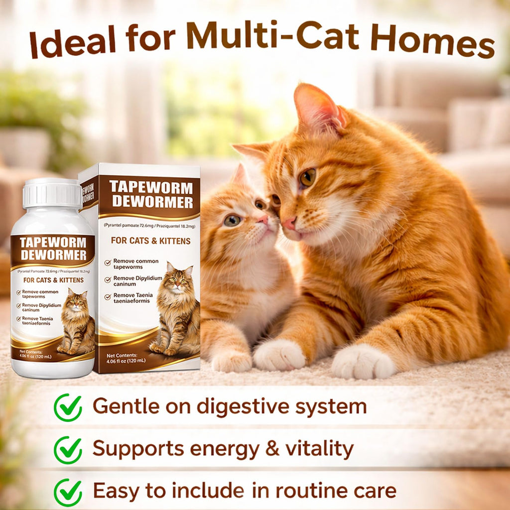 Cat Dewormer Liquid Broad Spectrum Treatment 120ml U1627