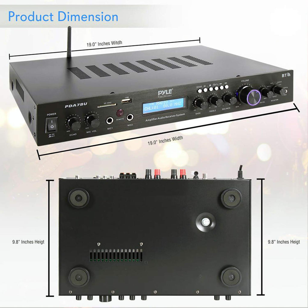 200 Watts 5 Channels Bluetooth Home Theater Amplifier L328