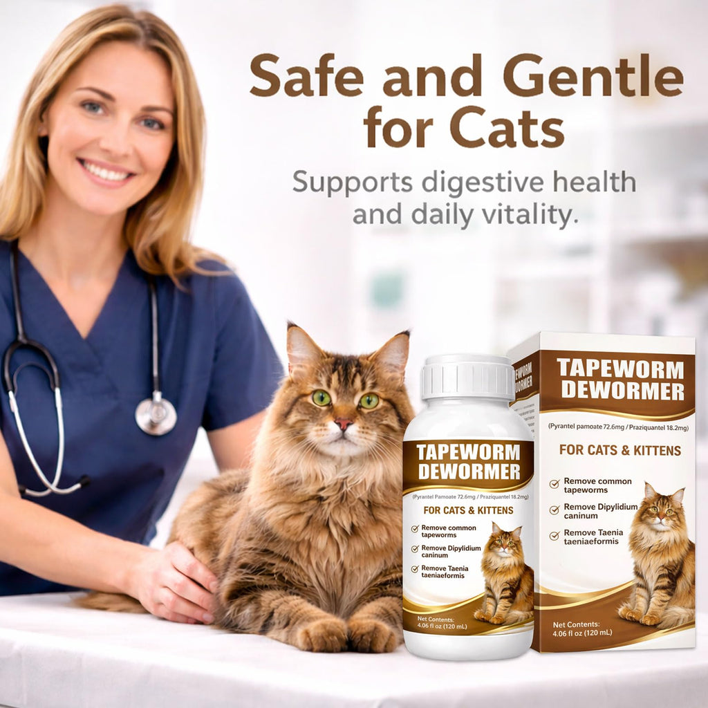 Cat Dewormer Liquid Broad Spectrum Treatment 120ml U1627