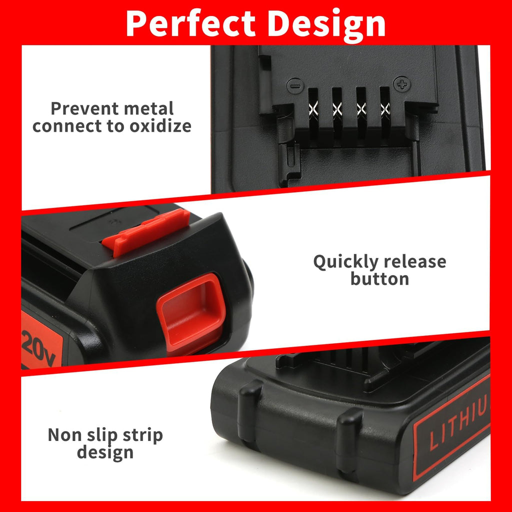 20V 4.0Ah Lithium Battery 2 Pack F44817