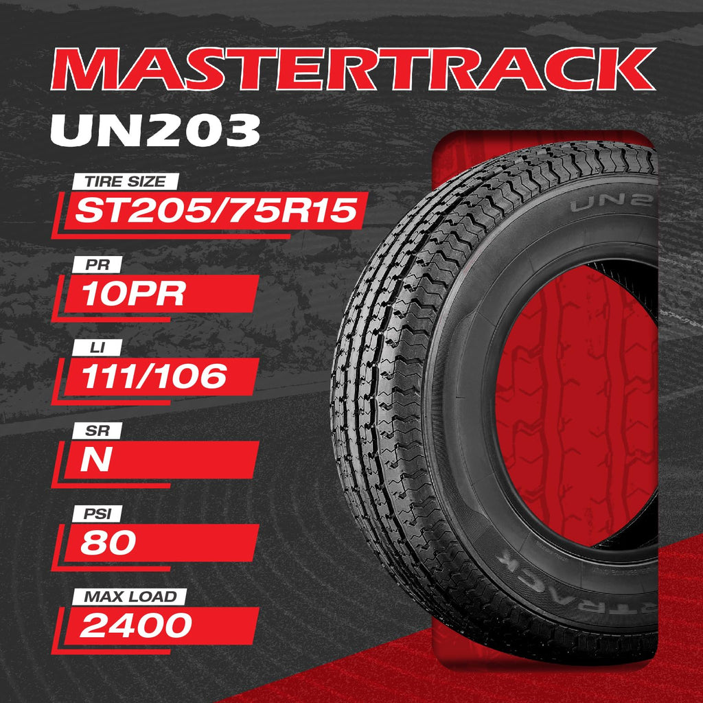 Set of 4 10 Ply Radial Trailer Tires F810907