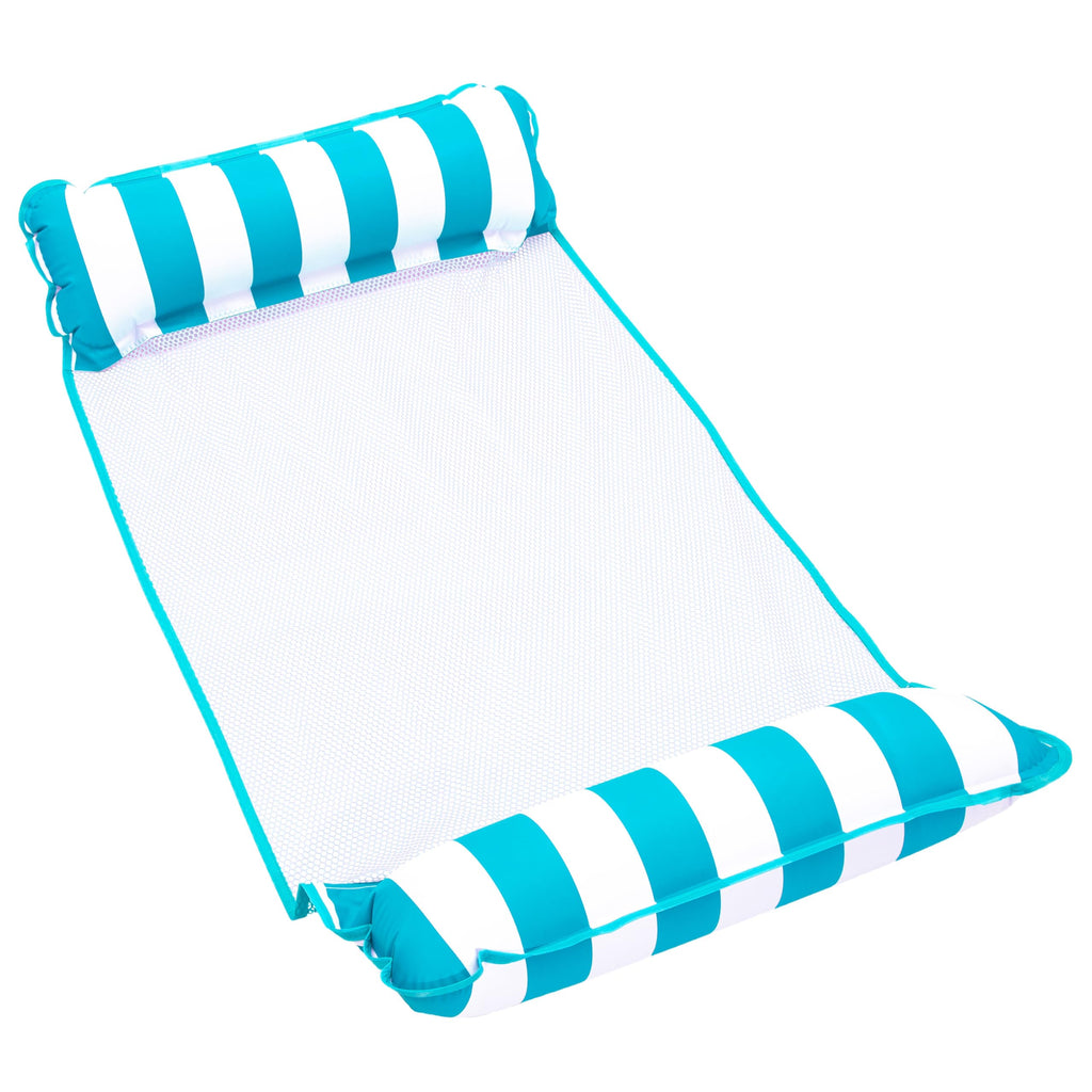 Light Blue, Navy & Burgundy/White Stripe 3-Pack Pool Float I6317