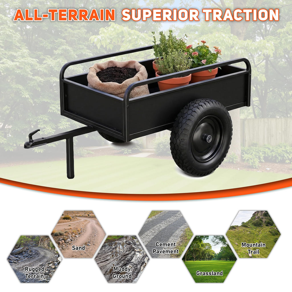 4.80/4.00-8 Flat Free Wheelbarrow Tire and Wheel C82592