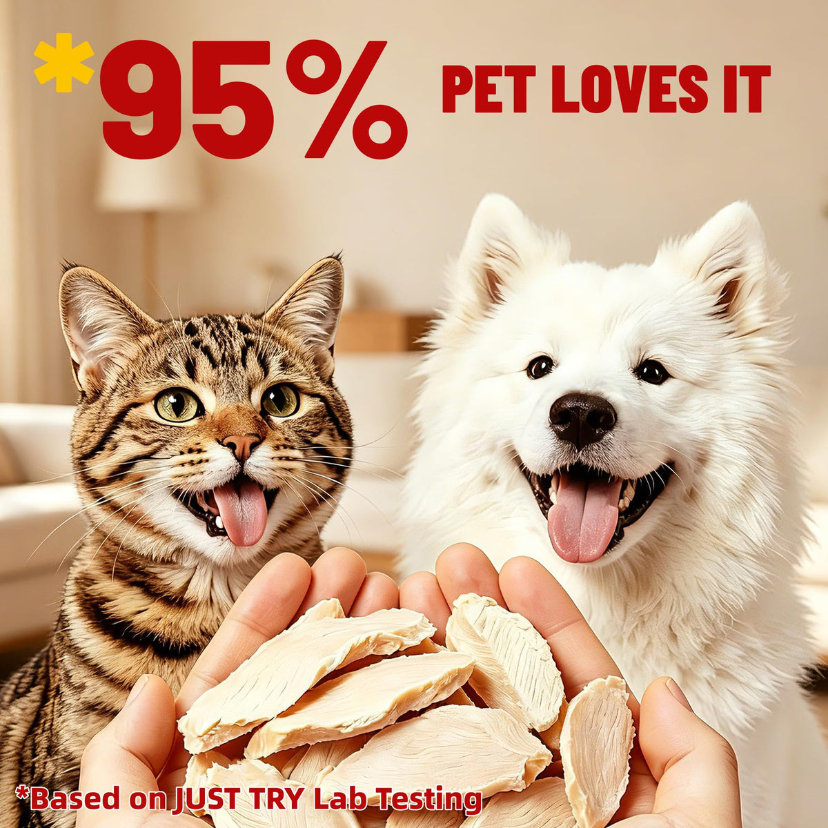 Freeze Dried Chicken Breast Cat & Dog Treats V9124