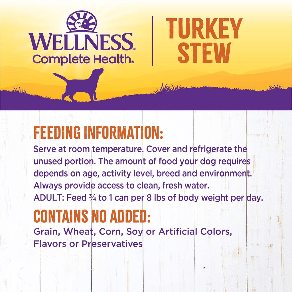 Grain Free Turkey Recipe Canned Wet Dog Food, 12.5 oz, Pack of 12 Cans I982063