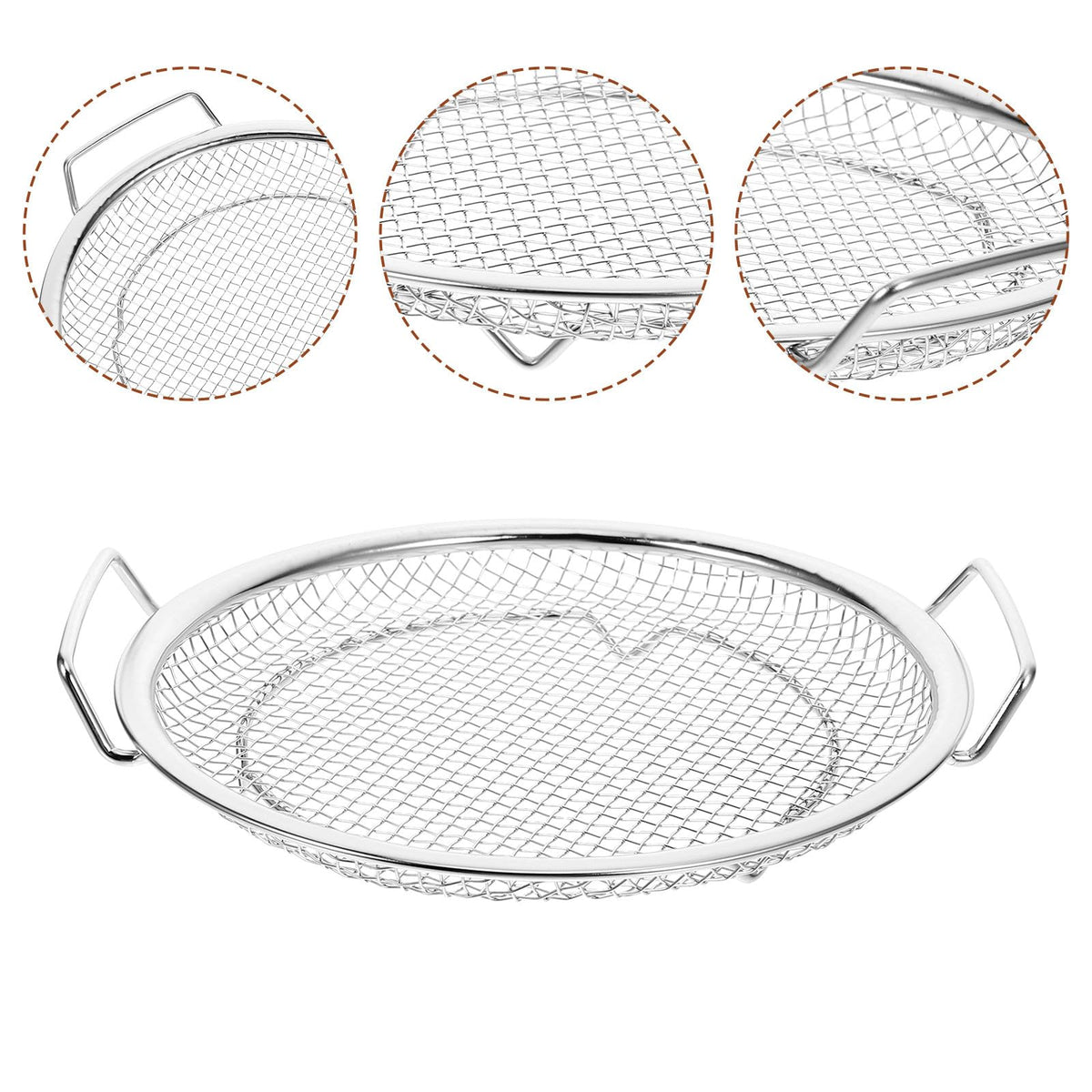 Stainless Steel Frying Basket Strainer 18cm E3706