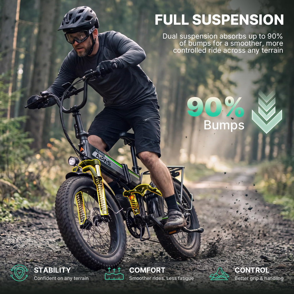Folding Electric Bike 20" Fat Tire Y3116